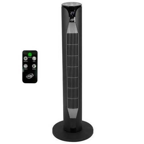 VENTILADOR LARRY HOUSE LH2112 NEGRO TORRE 91CM 55W